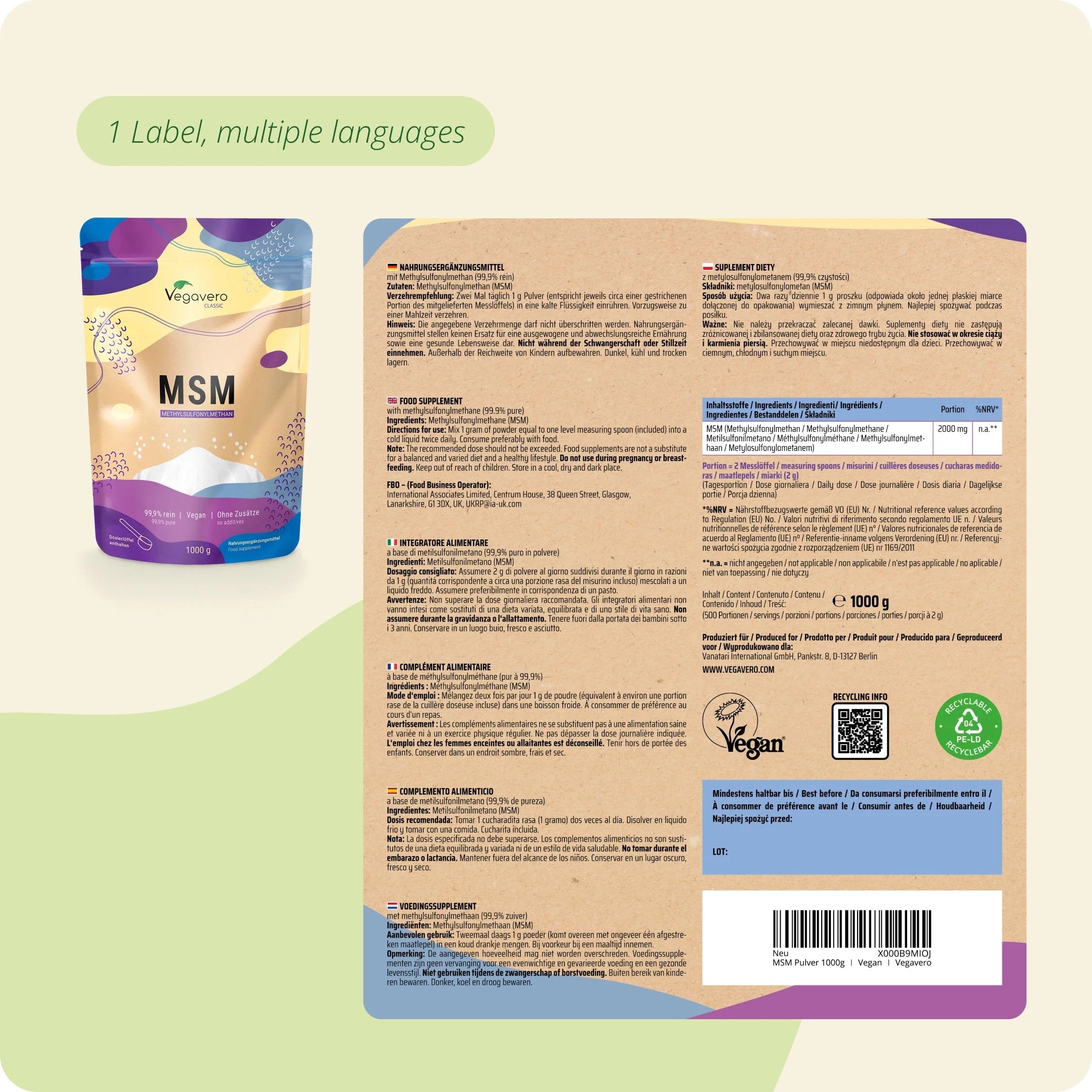 MSM Pulver