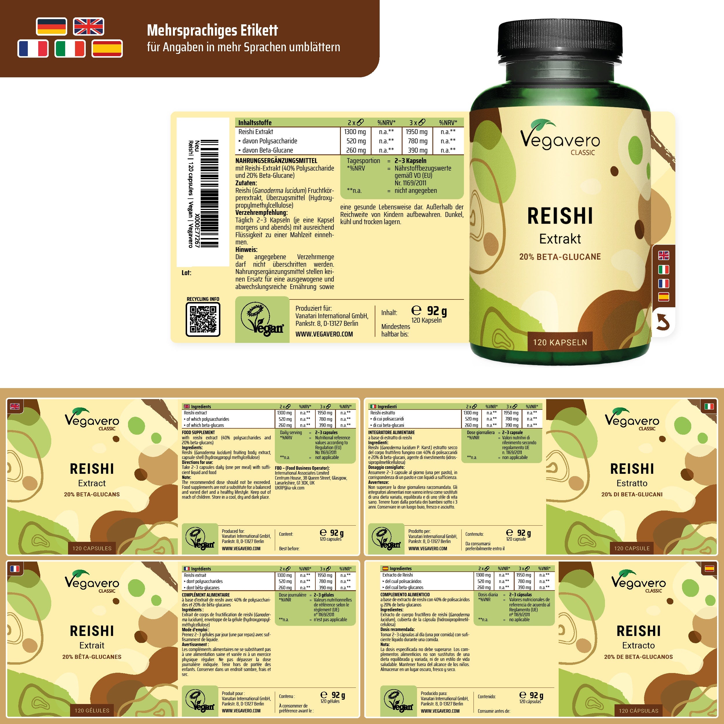 Reishi Extract Capsules