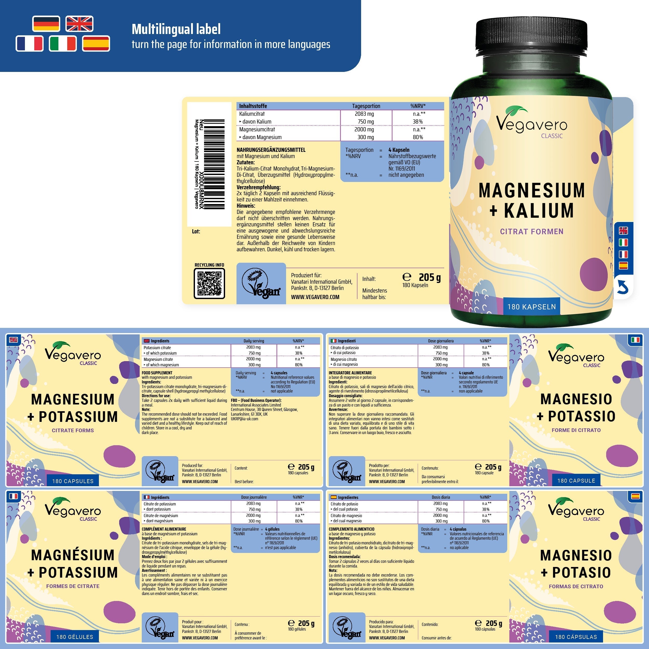 Magnesium + Potassium Capsules