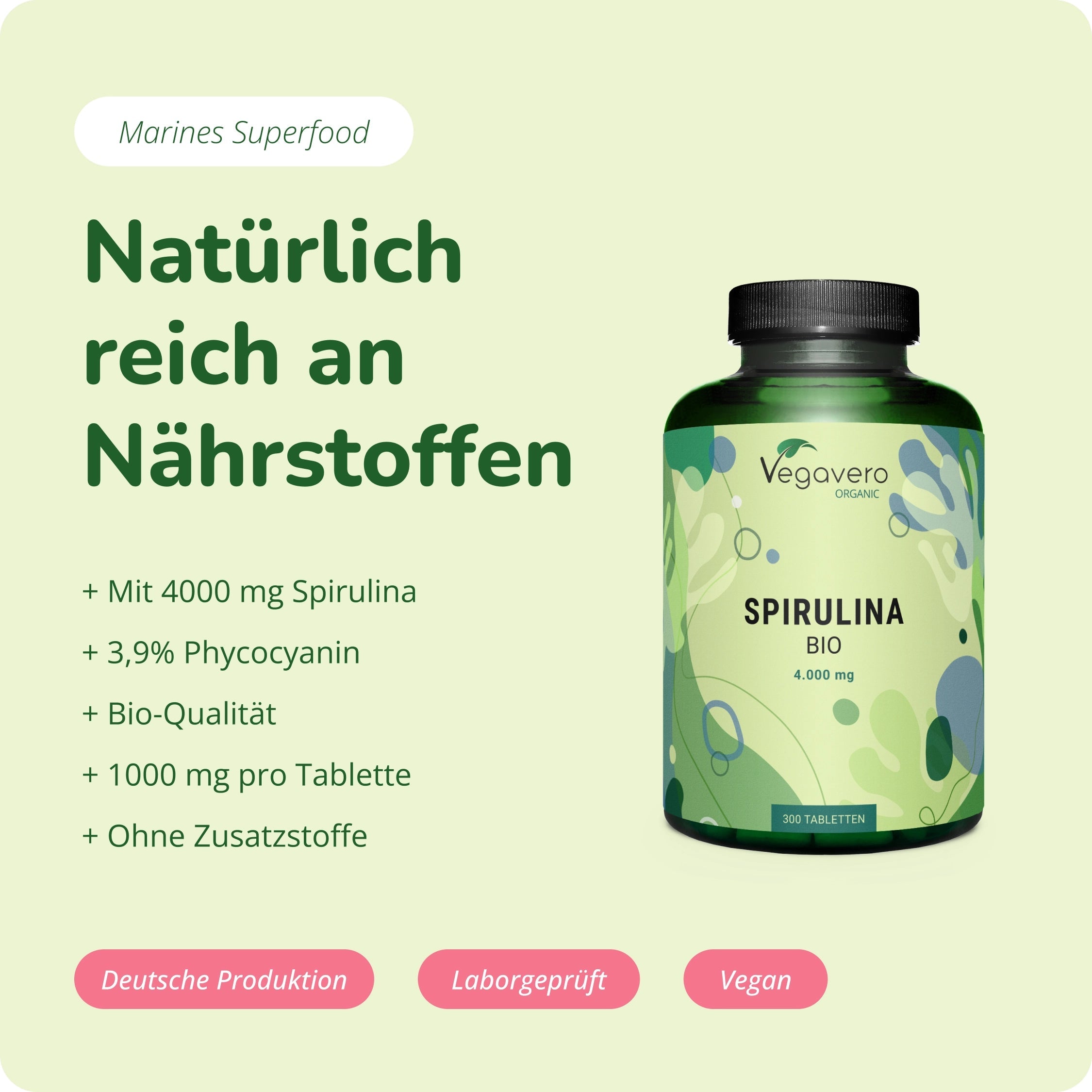 Spirulina Tablets Organic