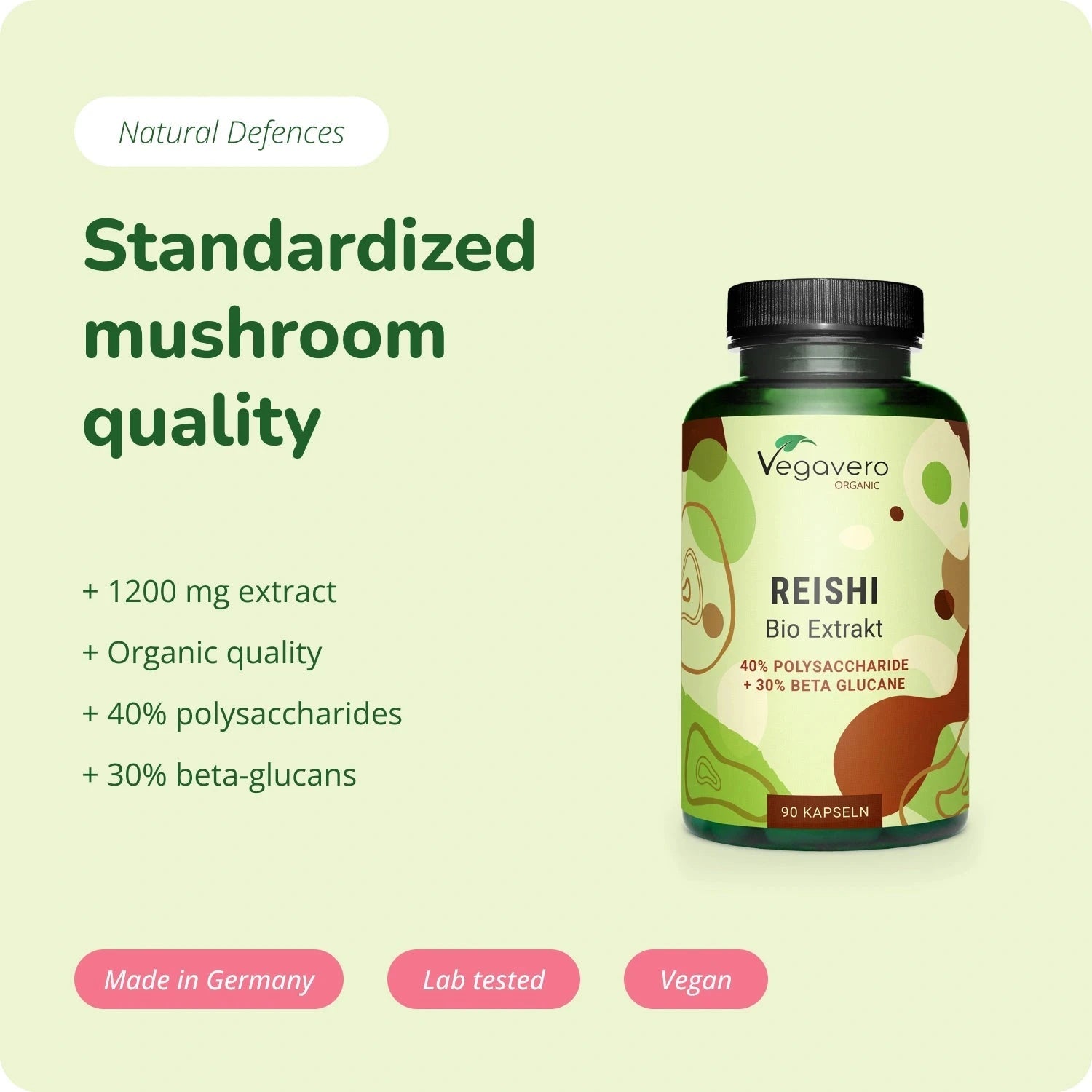 Reishi Extract Capsules Organic