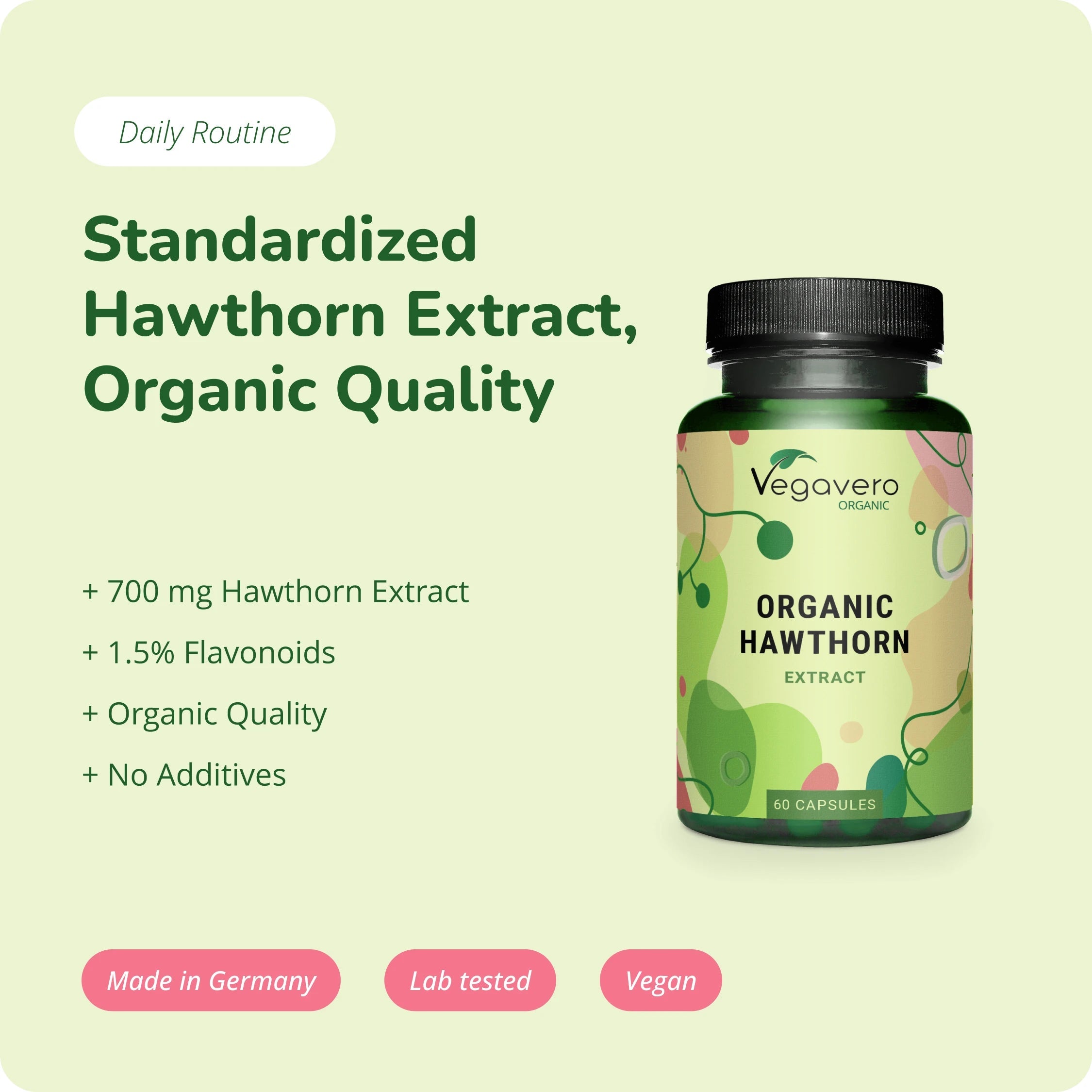 Hawthorn Extract Capsules Organic