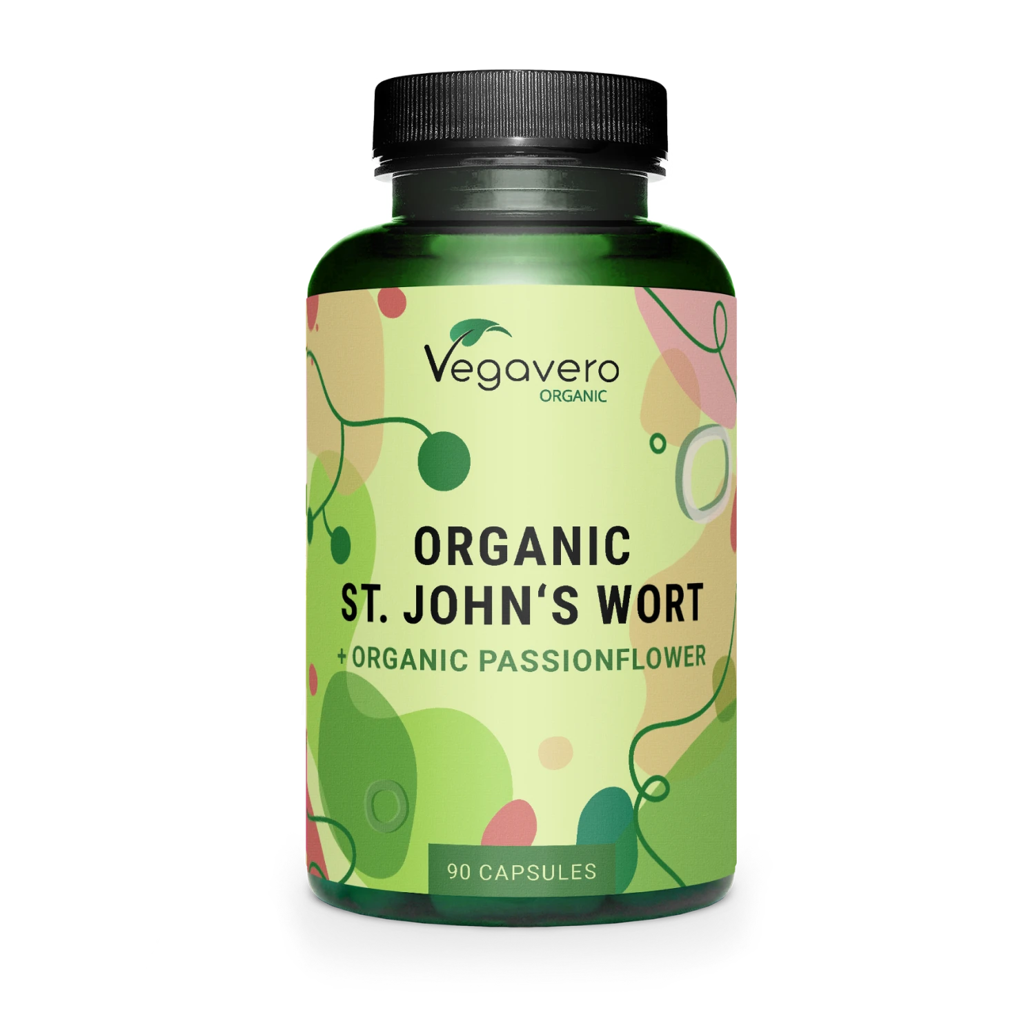 St. John's Wort + Passion Flower Capsules Organic