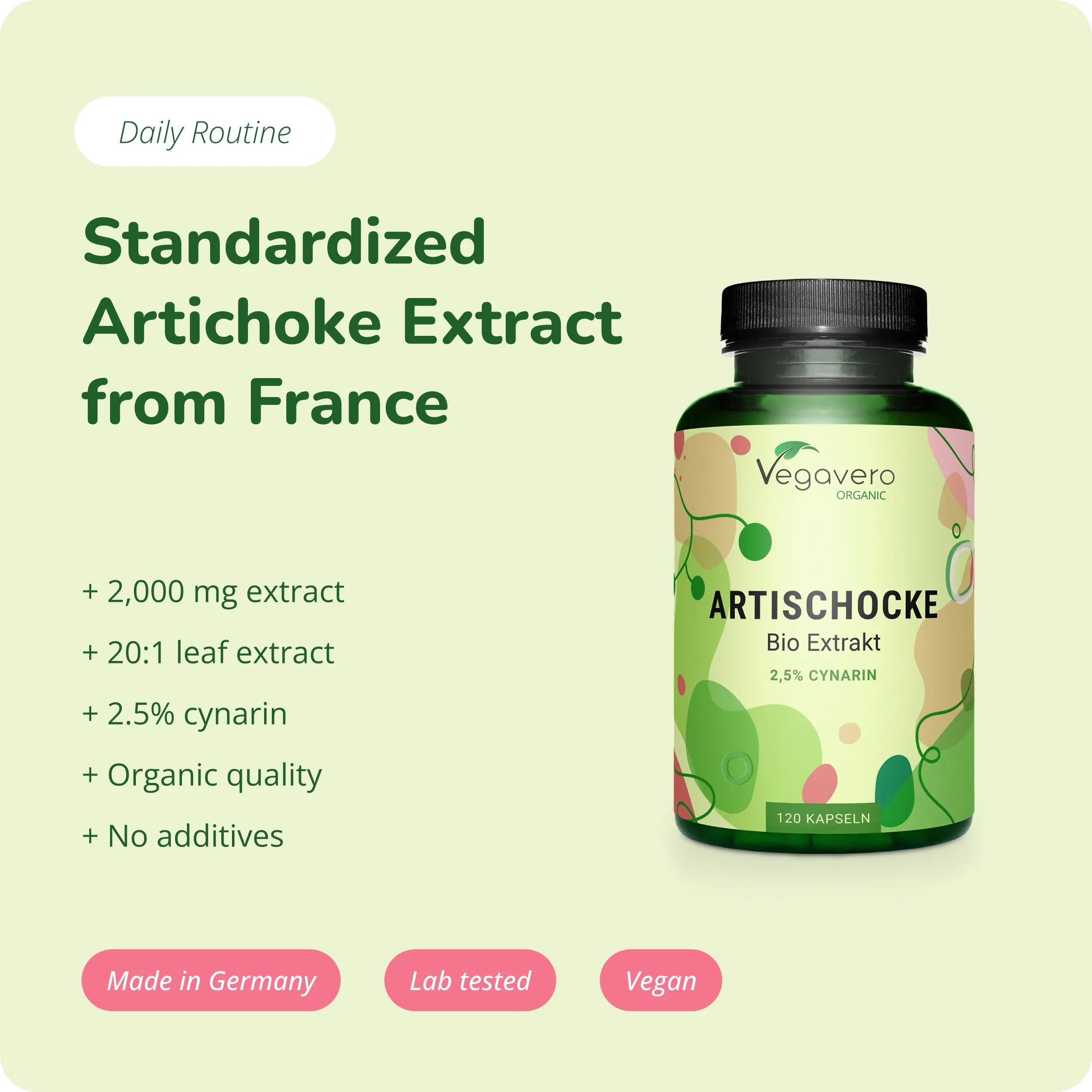Artichoke Extract Capsules Organic