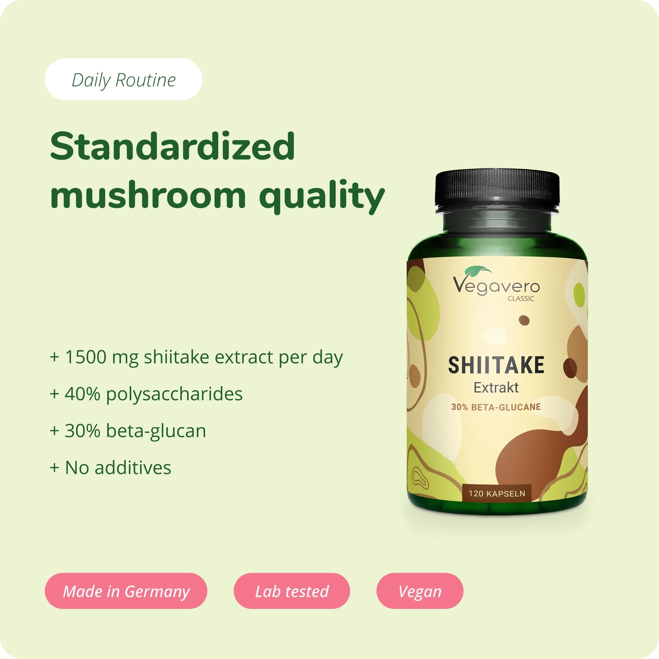 Shiitake Extracto Cápsulas