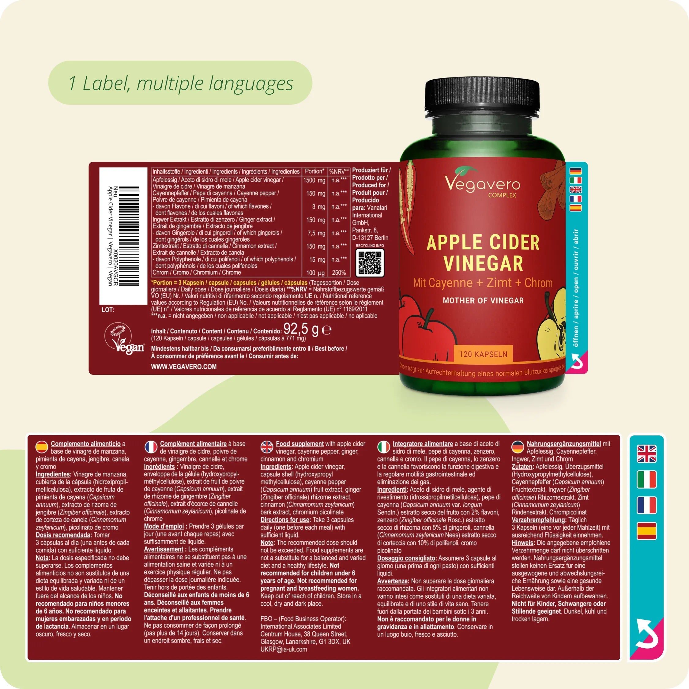 Apple Cider Vinegar Complex Capsules