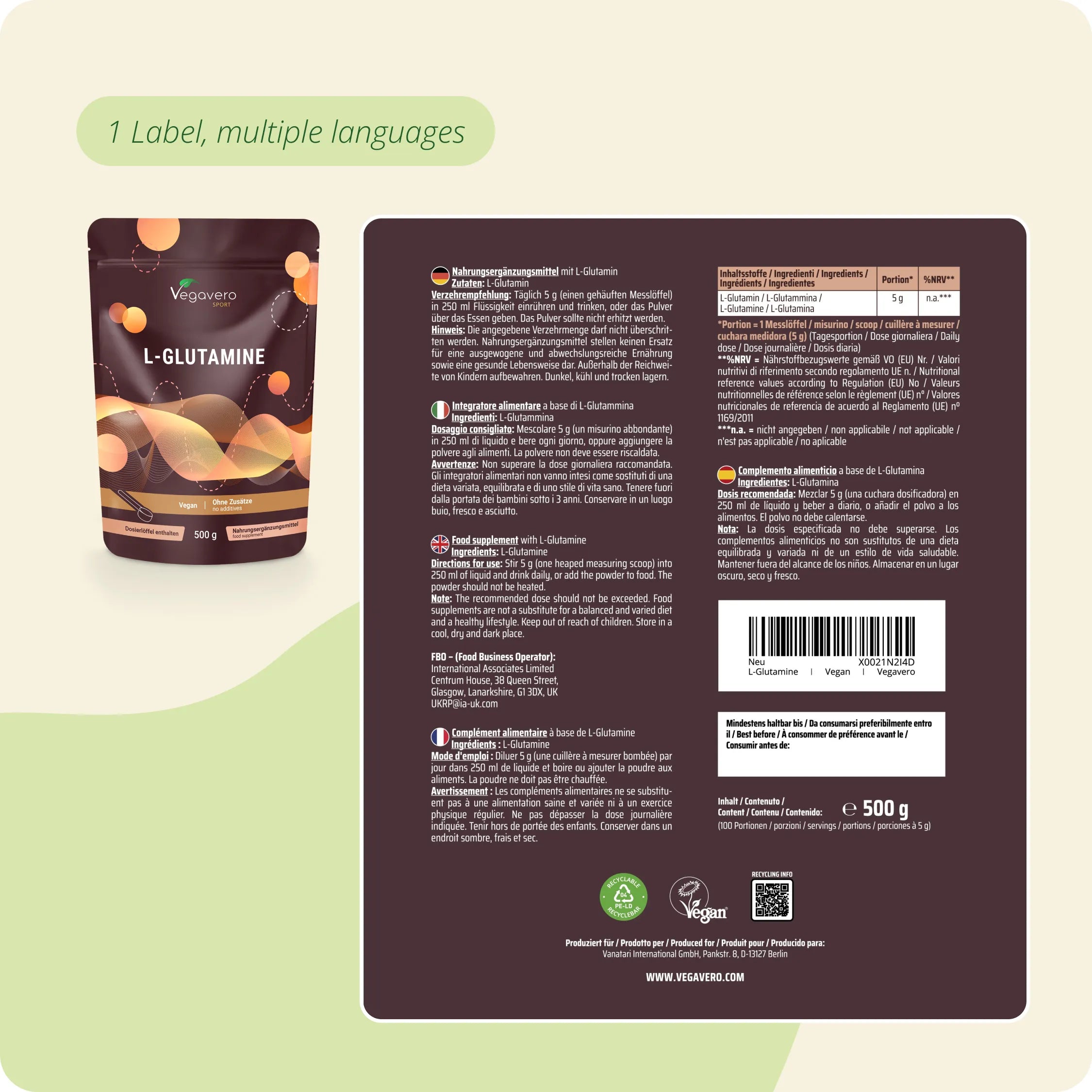 L-Glutamine Powder