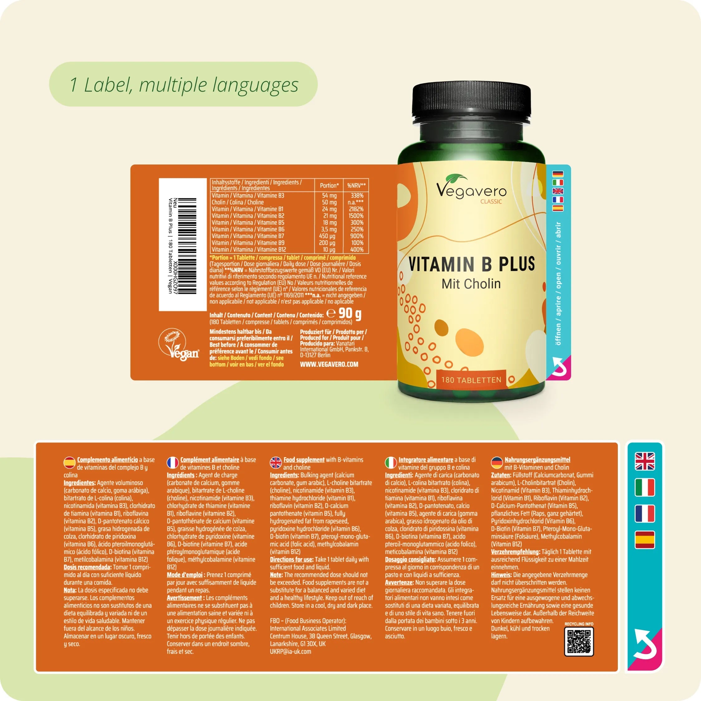 Vitamina B Plus Comprimidos