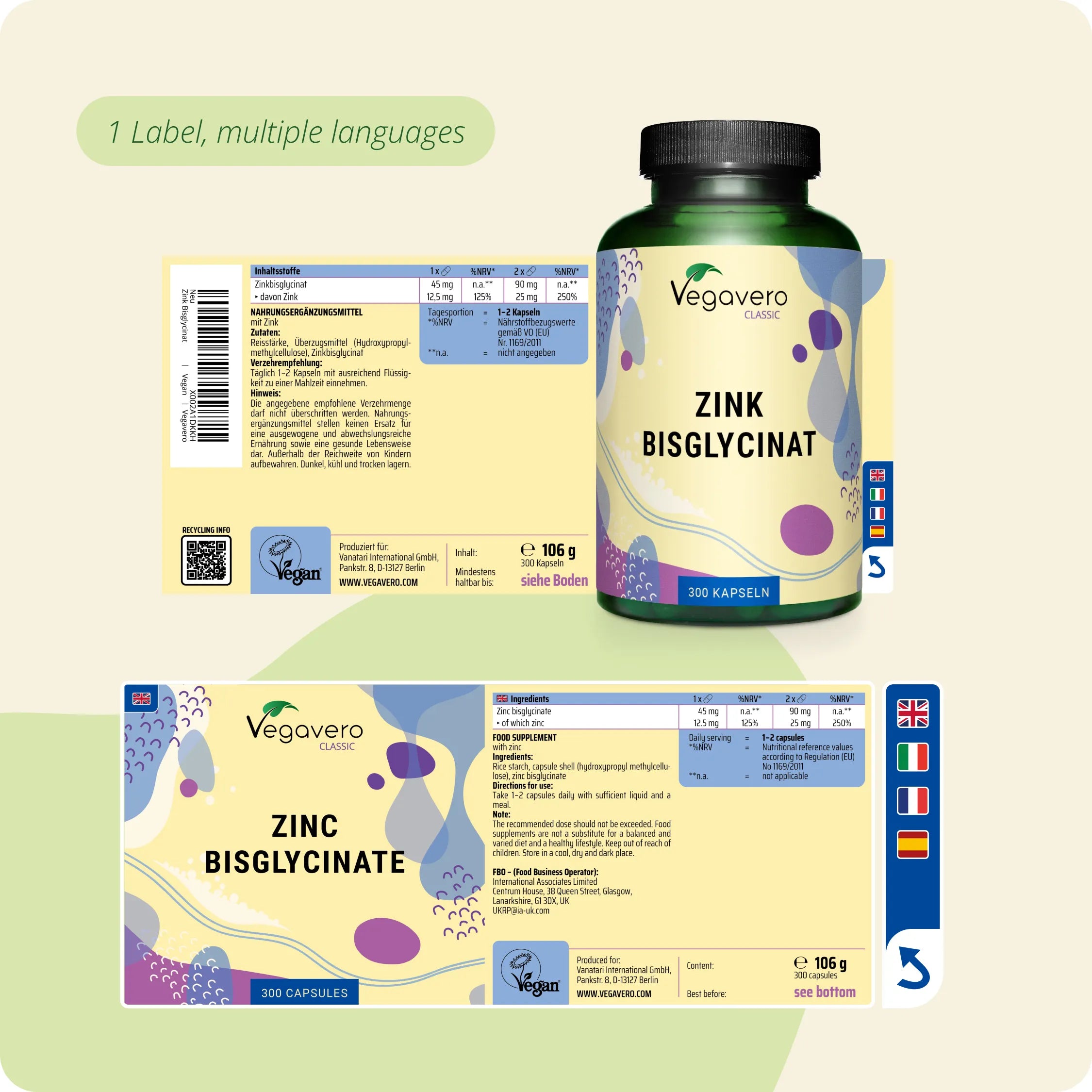 Zinc Bisglycinate Capsules