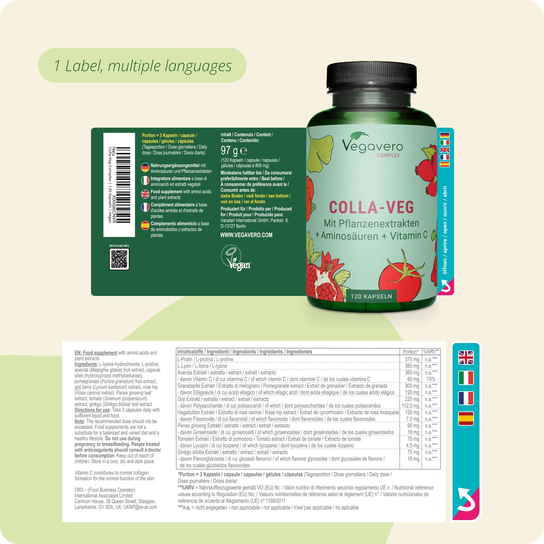 Colla-Veg Complex Capsules
